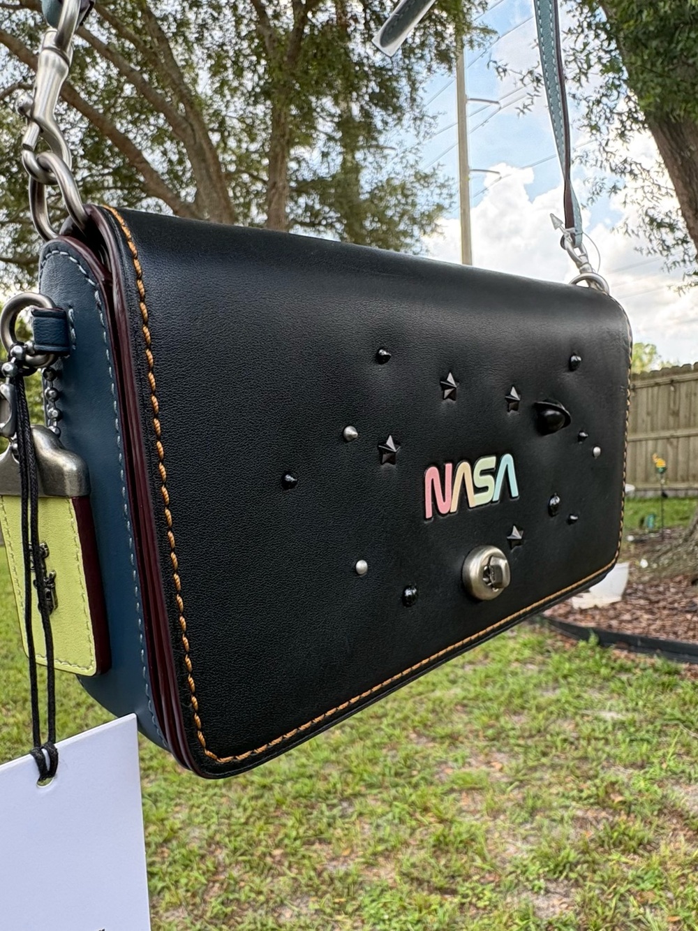 Coach x NASA Dinky Crossbody Clutch - Picture 6 of 16